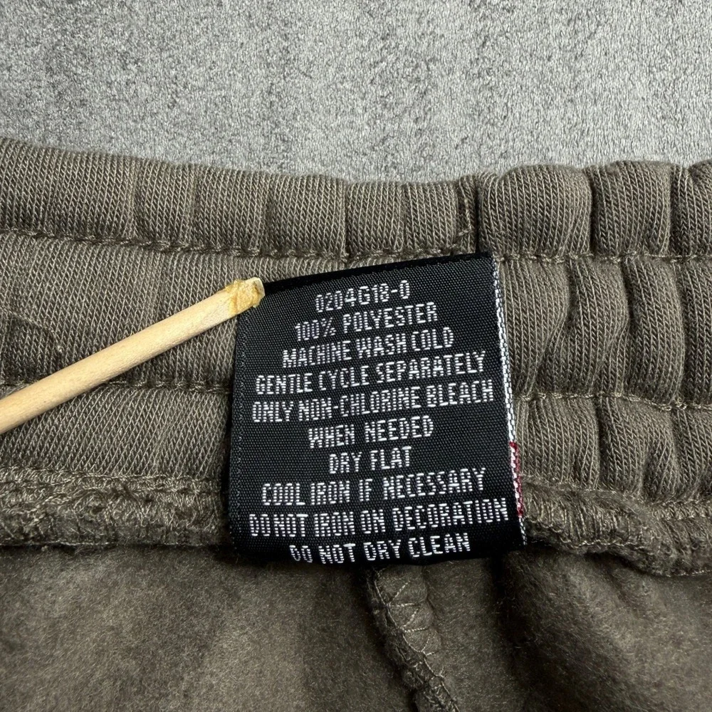 Southpole Sweatpants Men XL Olive Green Jogger Fleece Lined Elastic Waist 8009